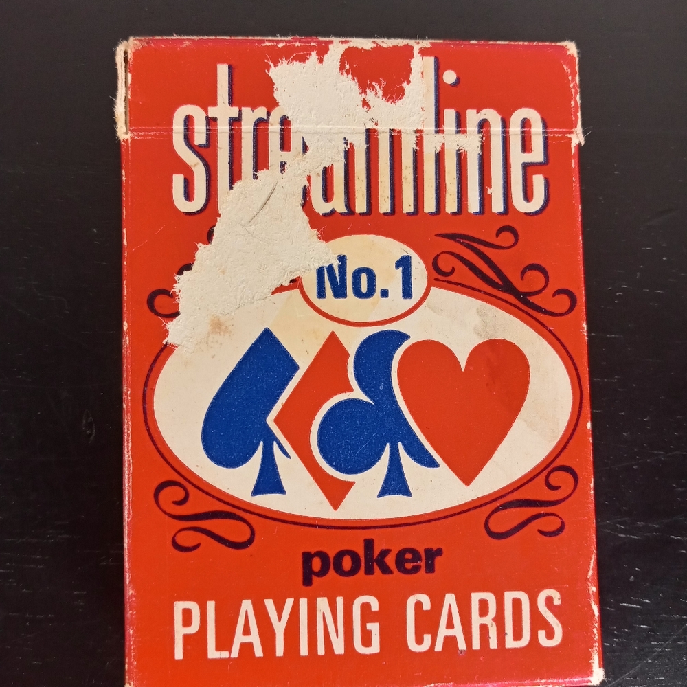 Vintage Playing Cards Streamline No. 1 Pinochle Deck Games Complete Set Jokers